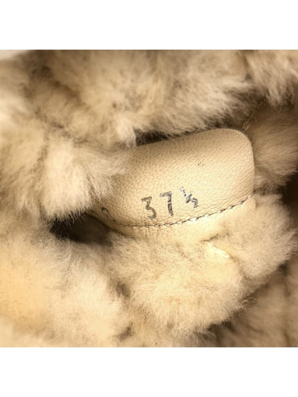 Chanel Moutonboa Boots Brown 37.5 - Picture 6 of 6
